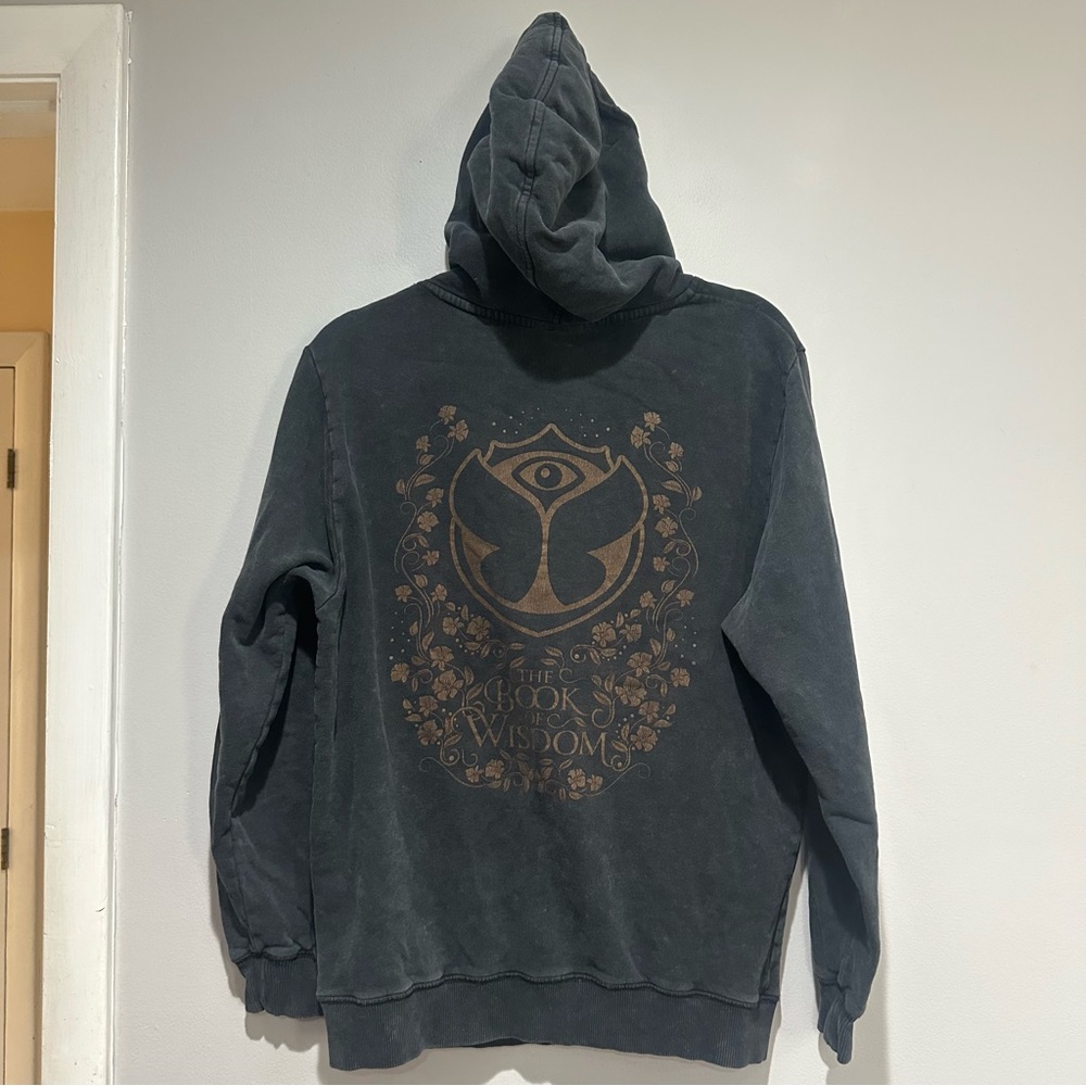 TML Tomorrowland The Book Of Wisdom Event Hoodie Dark Gray Rare Size Small